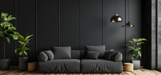 черные обои