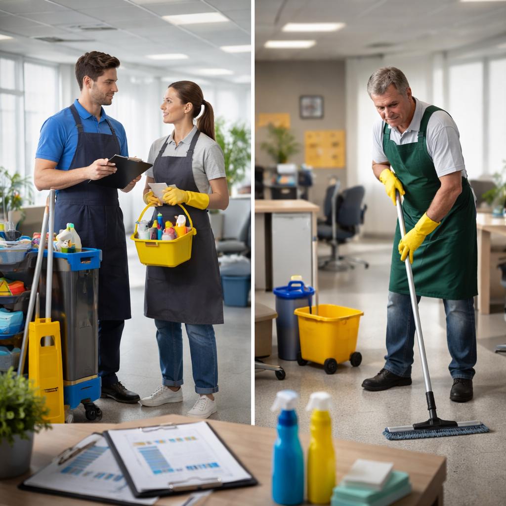 Штатный уборщик или профессиональная клининговая компания